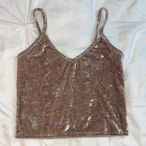 Urban Outfitters Velvet Tank Top